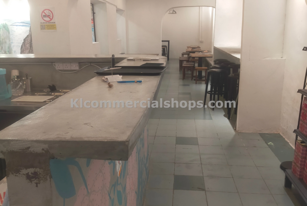cafe for rent Petaling Street — Exterior Street Frontage View