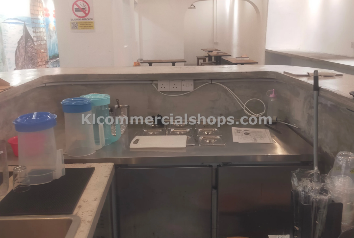 cafe for rent Petaling Street — Main Entrance View