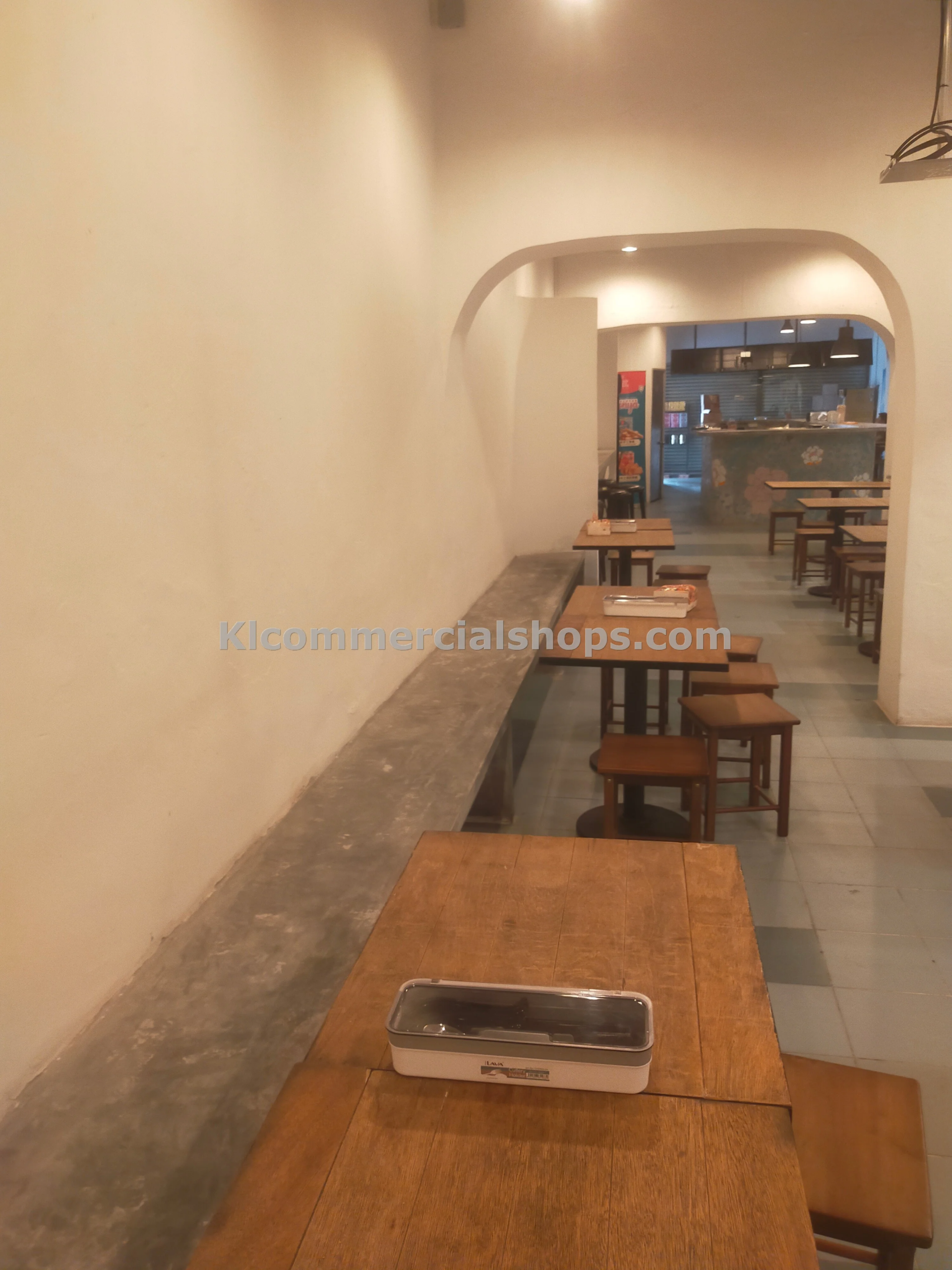 cafe for rent Petaling Street — Ground Floor Interior Wide View