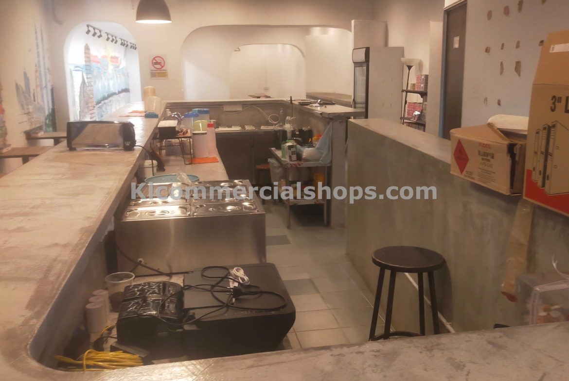 cafe for rent Petaling Street — Ground Floor Dining Area