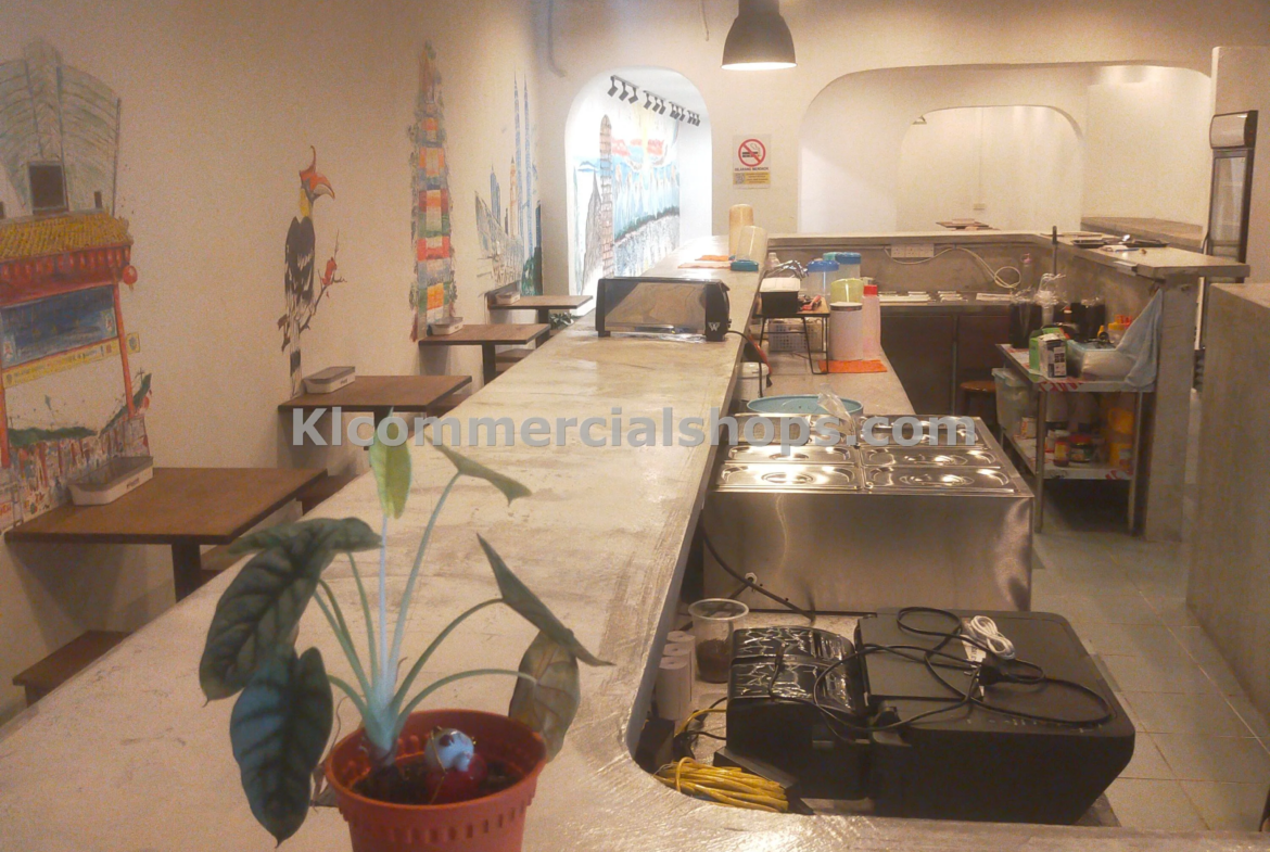 cafe for rent Petaling Street — Main Road Frontage