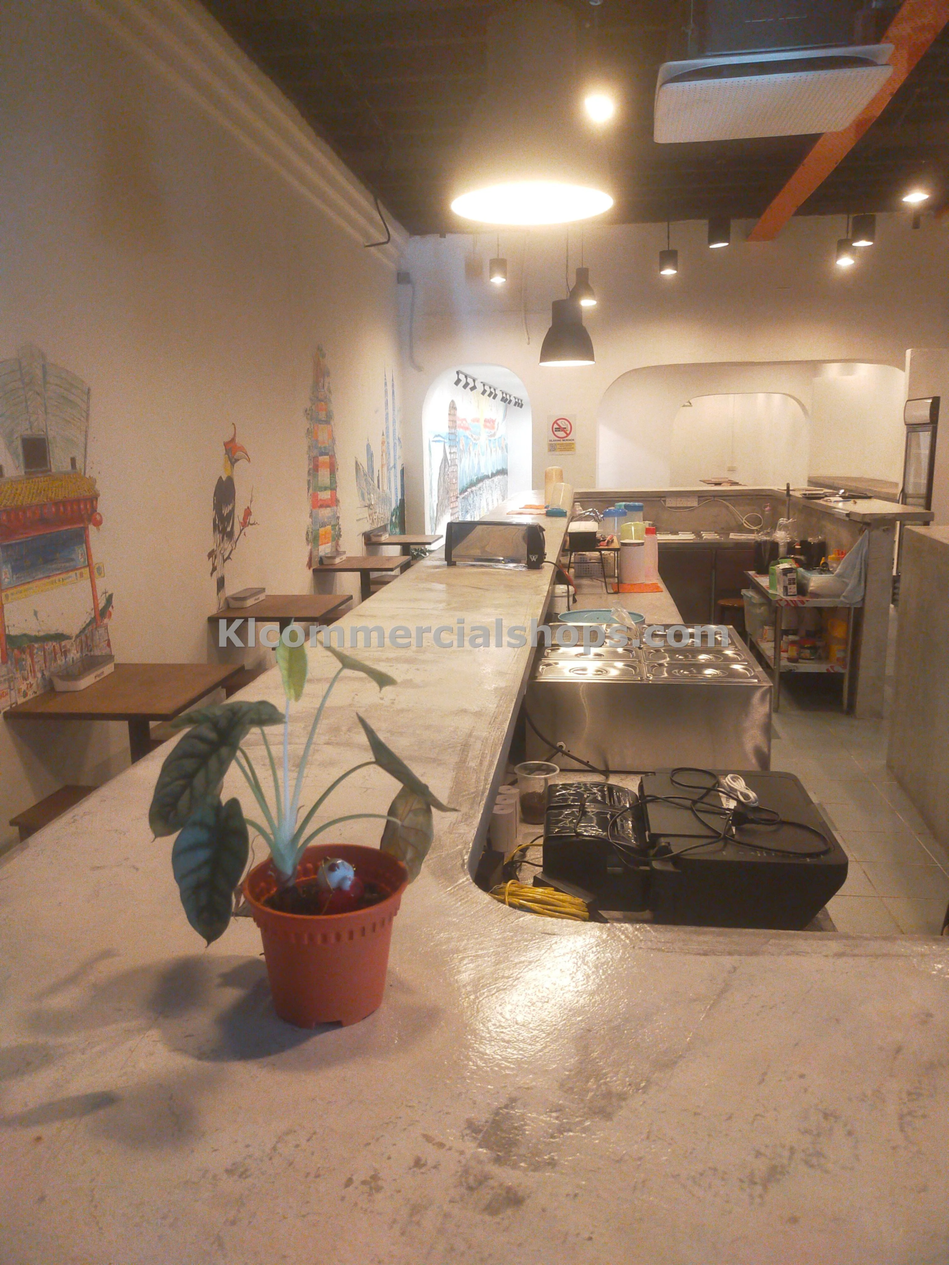 cafe for rent Petaling Street — Main Road Frontage