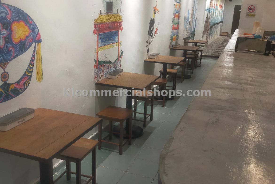 cafe for rent Petaling Street — Exterior Street Frontage View