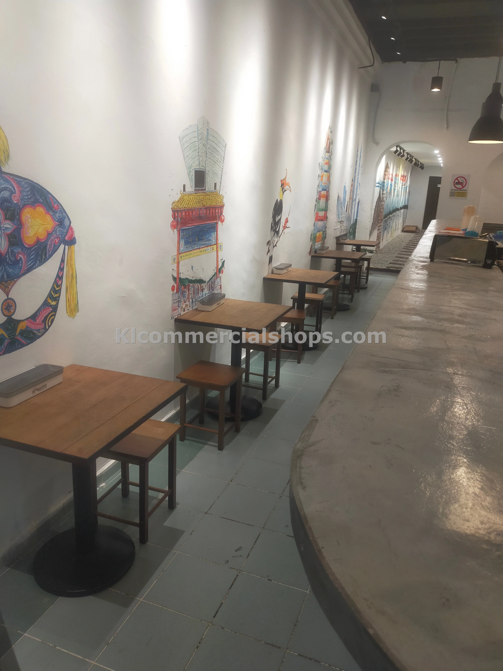 cafe for rent Petaling Street — Exterior Street Frontage View